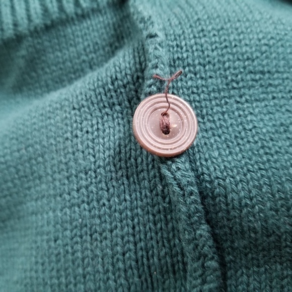 Gulf Traders Classic Men's Green Quarter Button Pullover Sweater Sz. XL NEW - Picture 6 of 11